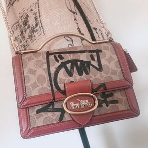 Guang Yu Riley Top Handle Signature Canvas Bag